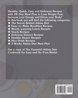 The Essential Atkins Diet Cookbook