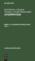Allgemeine Grundlagen, Teil 1