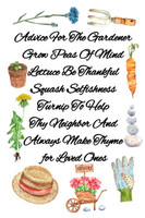 Advice For The Gardener Grow Peas Of Mind Lettuce Be Thankful Squash Selfishness Turnip To Help Thy Neighbor And  Always Make Thyme for Loved Ones