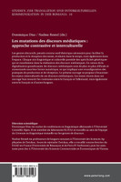 Les mutations des discours médiatiques