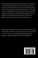 Robotics Engineering Diploma & Engineering MCQ