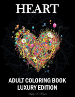 Heart Adult Coloring Book Luxury Edition