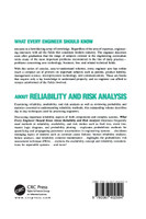 What Every Engineer Should Know about Reliability and Risk Analysis