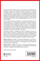 Responsible Corporate Strategy in Construction and Engineering