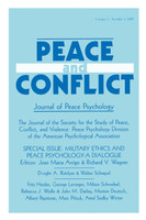 Military Ethics and Peace Psychology