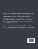 A Demographic Perspective on Gender, Family and Health in Europe