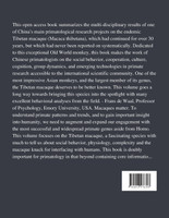 The Behavioral Ecology of the Tibetan Macaque