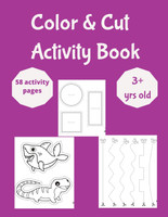 Color and Cut Activity Book