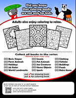 Panic and CoCo presents Adults Coloring Shapes