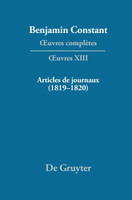 Articles de journaux (1819-1820)