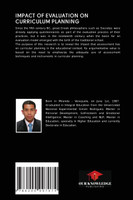 IMPACT OF EVALUATION ON CURRICULUM PLANNING