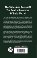 The Tribes And Castes Of The Central Provinces Of India Vol. 4