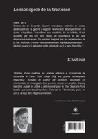 Le monopole de la tristesse