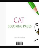 Cats with Mandalas - Adult Coloring Book