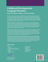 Childhood Developmental Language Disorders