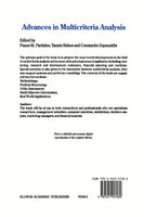 Advances in Multicriteria Analysis