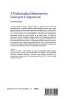 A Mathematical Structure for Emergent Computation