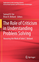 The Role of Criticism in Understanding Problem Solving