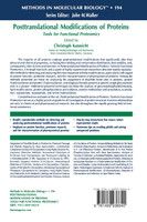 Posttranslational Modification of Proteins