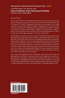 Essays in Production, Project Planning and Scheduling