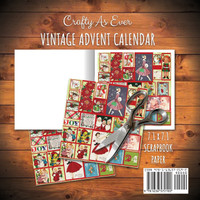 Vintage Advent Calendar Scrapbook Paper Pad