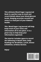 Blood Sugar Log