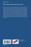 The Law of Unjust Enrichment in China