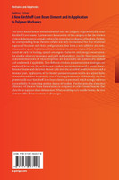 A New Kirchhoff-Love Beam Element and its Application to Polymer Mechanics