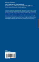 Low-Dimensional and Nanostructured Materials and Devices