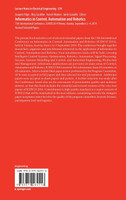 Informatics in Control, Automation and Robotics