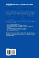 Memory Development from Early Childhood Through Emerging Adulthood