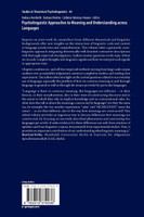 Psycholinguistic Approaches to Meaning and Understanding across Languages
