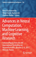 Advances in Neural Computation, Machine Learning, and Cognitive Research