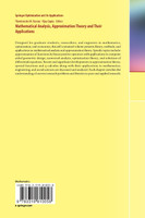 Mathematical Analysis, Approximation Theory and Their Applications
