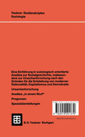 Sozialgeschichte für soziologisch Interessierte