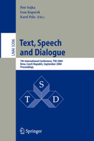 Text, Speech and Dialogue