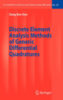 Discrete Element Analysis Methods of Generic Differential Quadratures