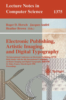 Electronic Publishing, Artistic Imaging, and Digital Typography