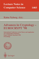 Advances in Cryptology - EUROCRYPT '98