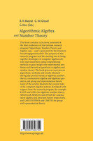 Algorithmic Algebra and Number Theory