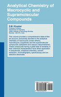 Analytical Chemistry of Macrocyclic and Supramolecular Compounds