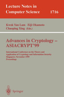 Advances in Cryptology - ASIACRYPT'99