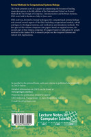 Formal Methods for Computational Systems Biology