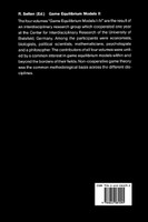 Game Equilibrium Models II