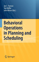 Behavioral Operations in Planning and Scheduling
