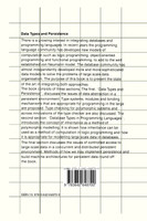 Data Types and Persistence