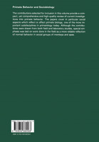 Primate Behavior and Sociobiology