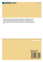 Grundlagen des Controlling. Entstehung, Bedeutung, Struktur und Ziele