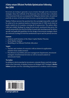 A Beta-return Efficient Portfolio Optimisation Following the CAPM