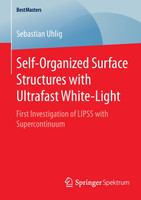 Self-Organized Surface Structures with Ultrafast White-Light